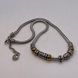 Brighton Travis Two Tone Beaded Necklace